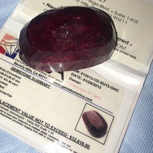 Genuine Natural Ruby 931 carrots